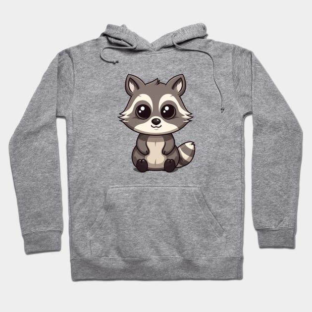 Racoon - Chibi Hoodie by Canoodle_Doodles